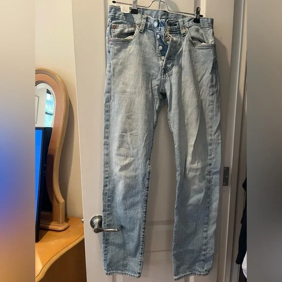 Levis Jeans 501s W29 L32 - Picture 5 of 11